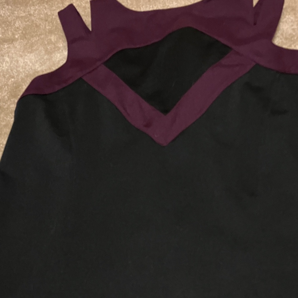 Jockey Black and Purple Colorblock Tank Top - Picture 7 of 11